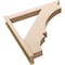 Ekena Millwork 6-in W x 42-in D x 42-in H Balboa Trad Rough Cedar Woodgrain TimberThane Outlooker, Primed Tan OUTUR060X42X42BOA04RCPR - alternate 4